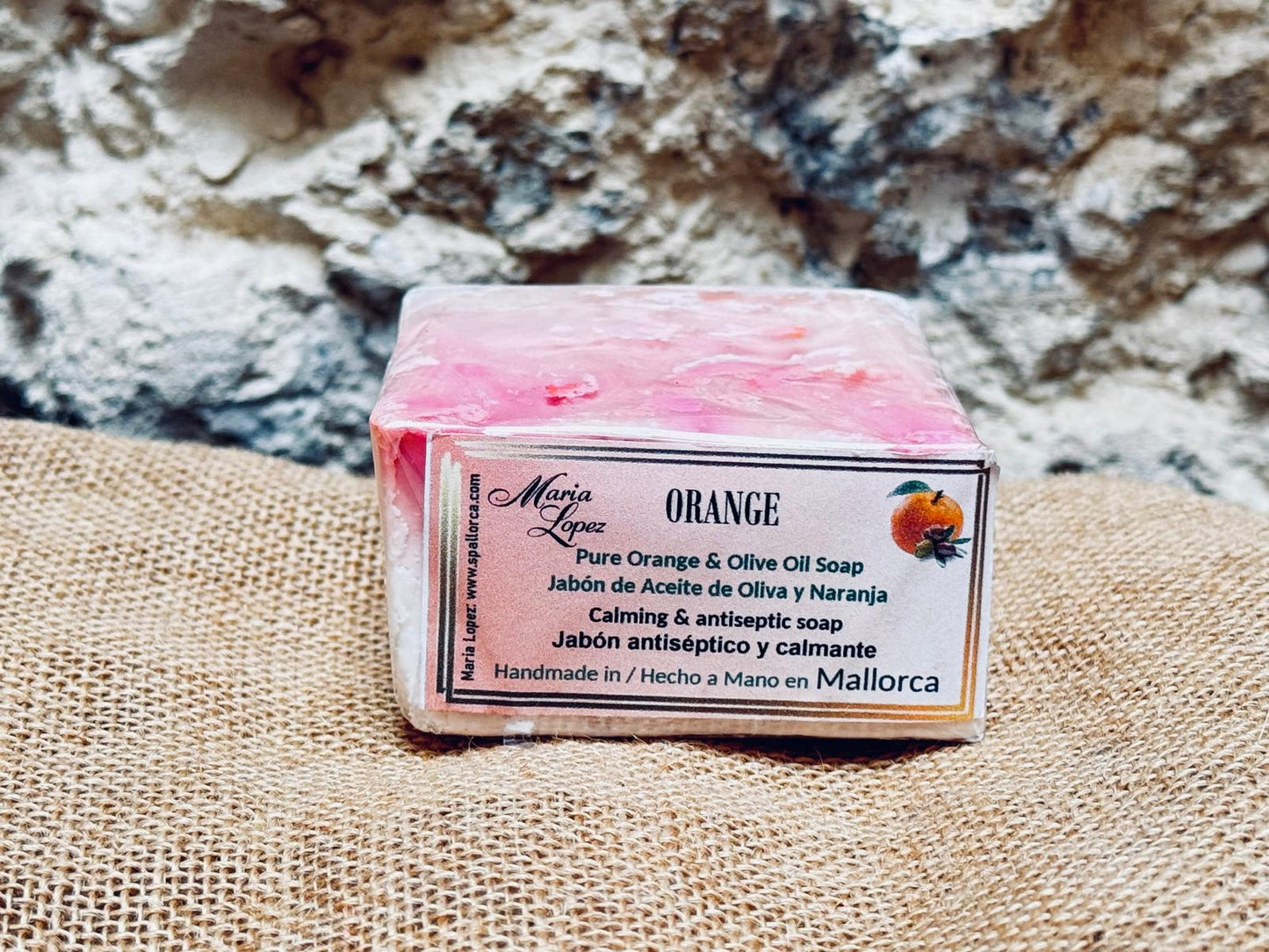 Natural Olive Oil Soap Collection 100g, showcasing assorted natural soaps in elegant packaging from Regional products Mallorca.